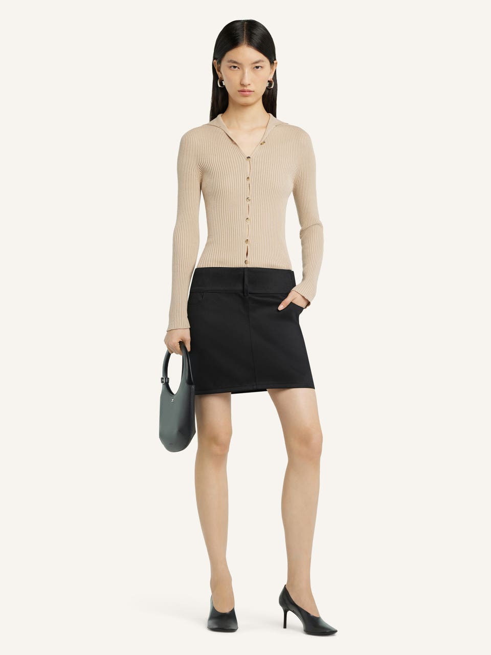 Courrèges CARDIGAN SOLAR EN MAILLE