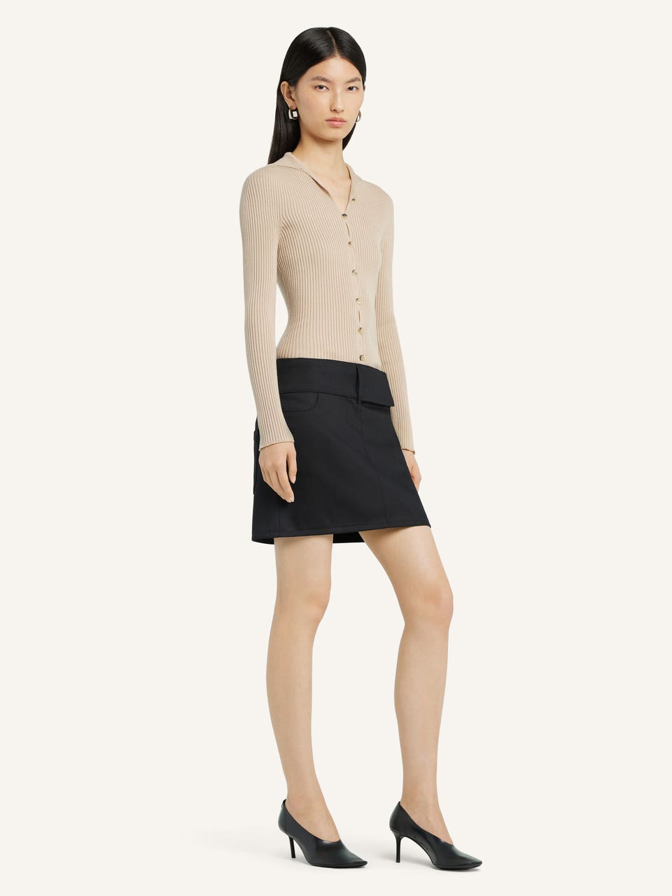 Courrèges CARDIGAN SOLAR EN MAILLE