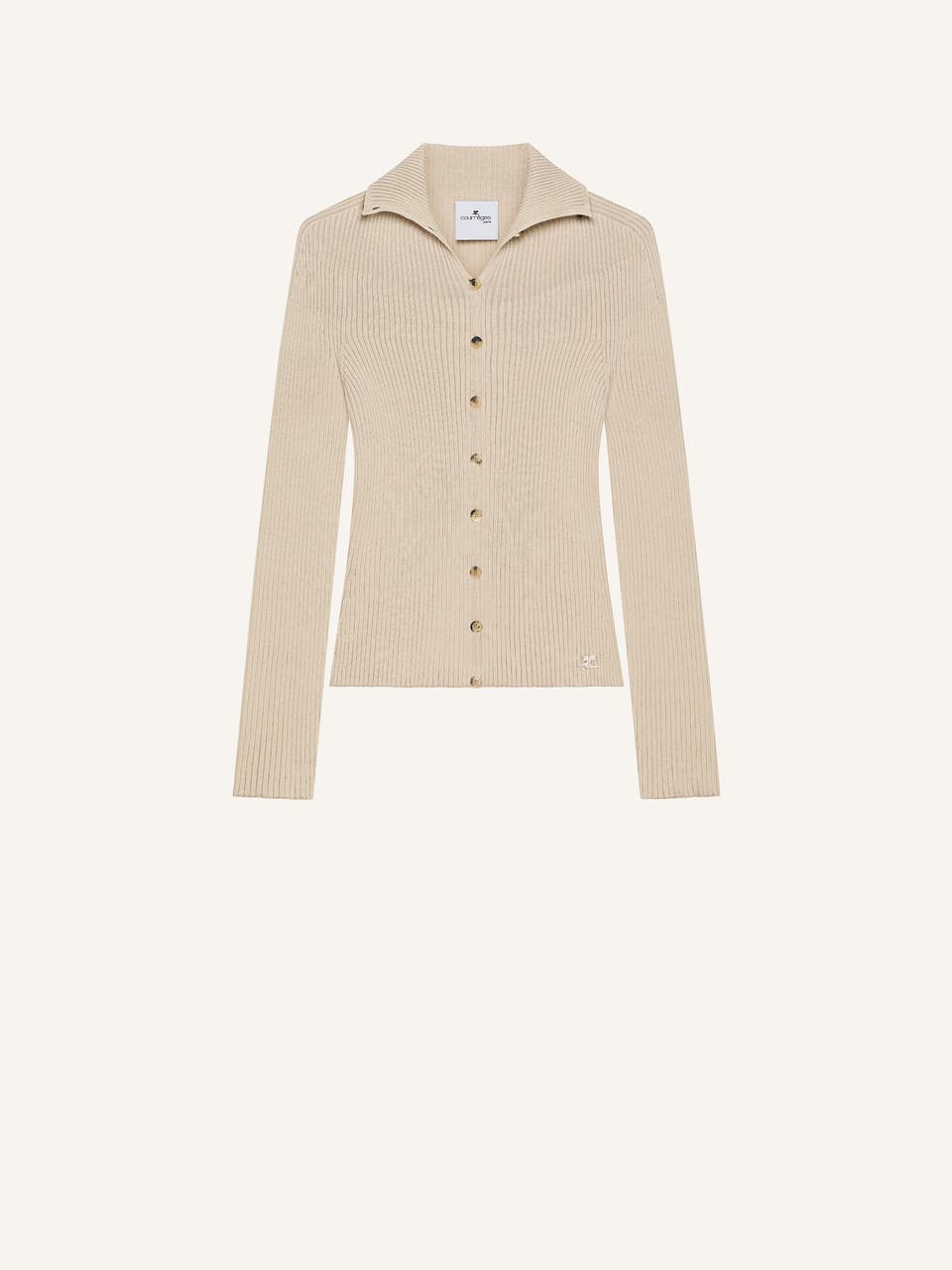 courrèges CARDIGAN SOLAR EN MAILLE