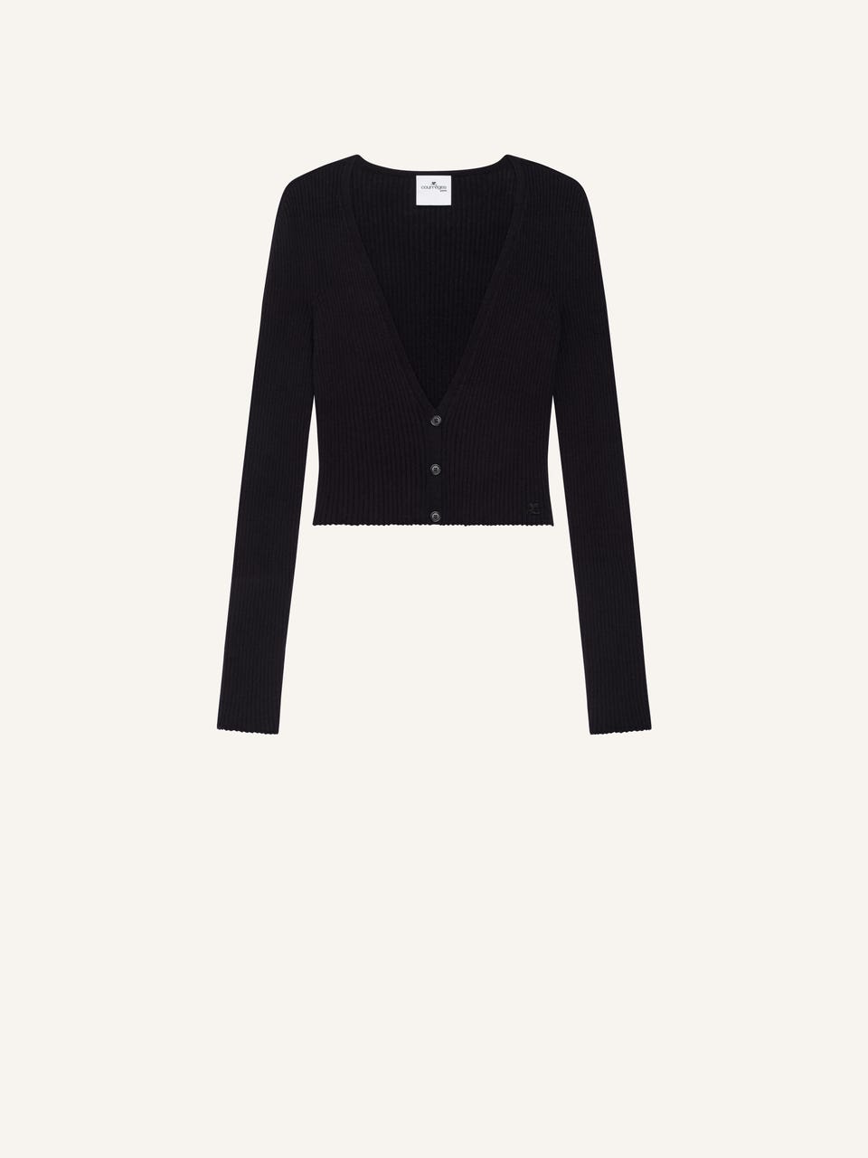 courrèges CARDIGAN SOLAR EN MAILLE