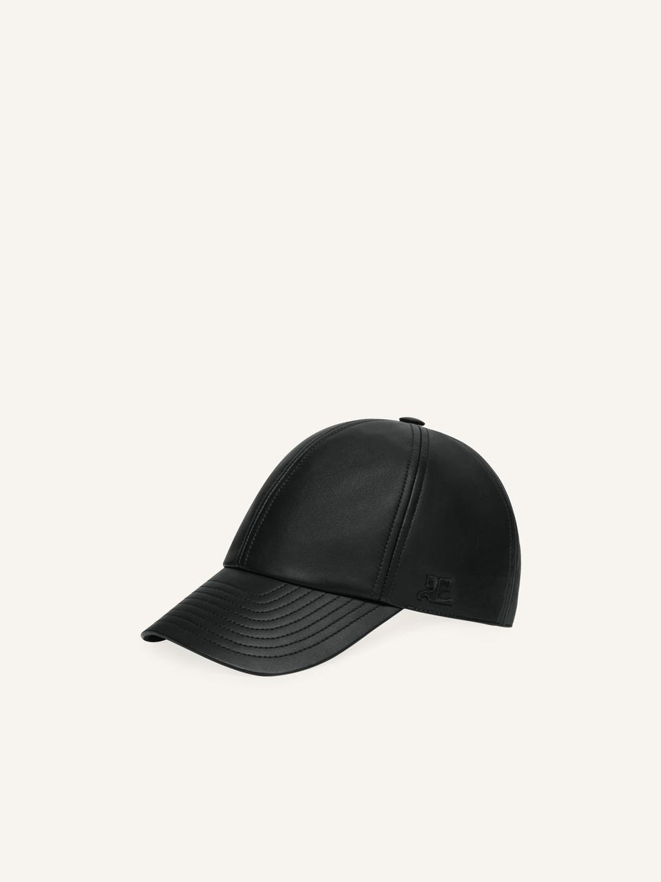 courrèges CASQUETTE SIGNATURE AC EN CUIR