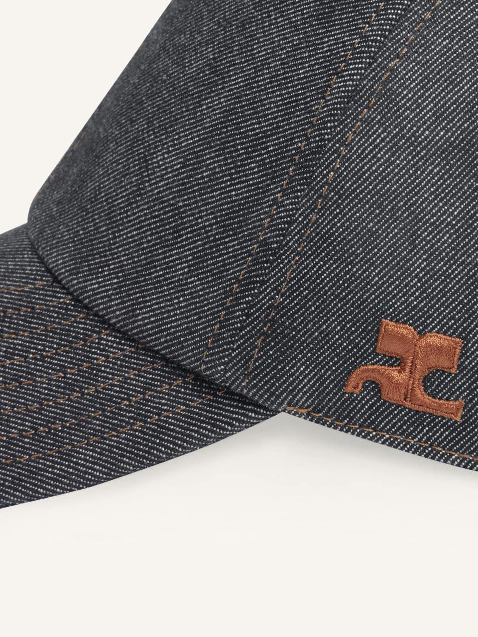 Courrèges CASQUETTE SIGNATURE AC EN DENIM