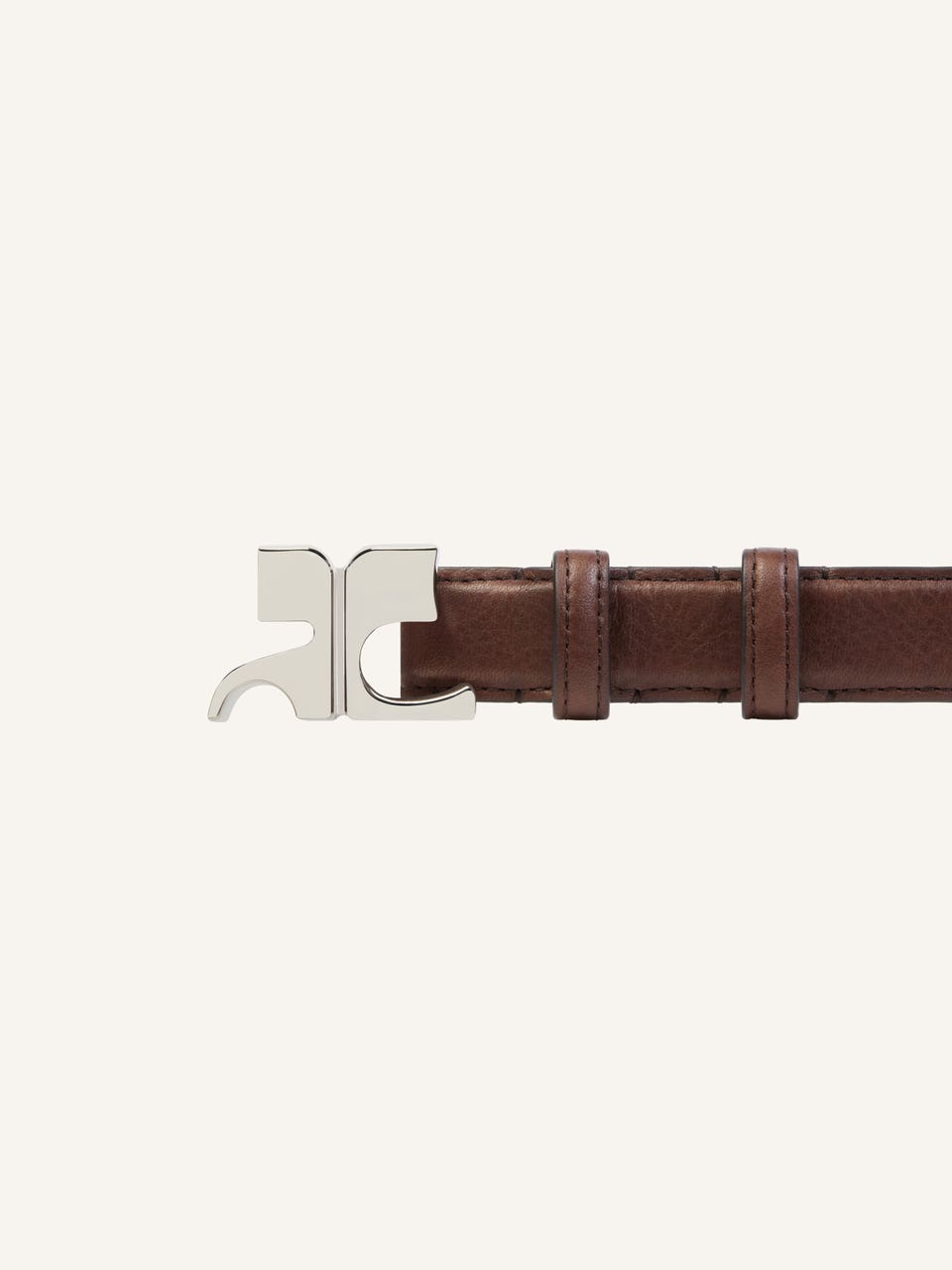 Courrèges CEINTURE AC EN CUIR GRAINÉ
