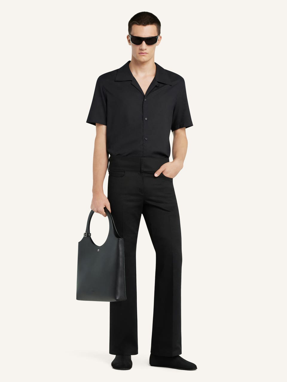 Courrèges CHEMISE À MANCHES COURTES