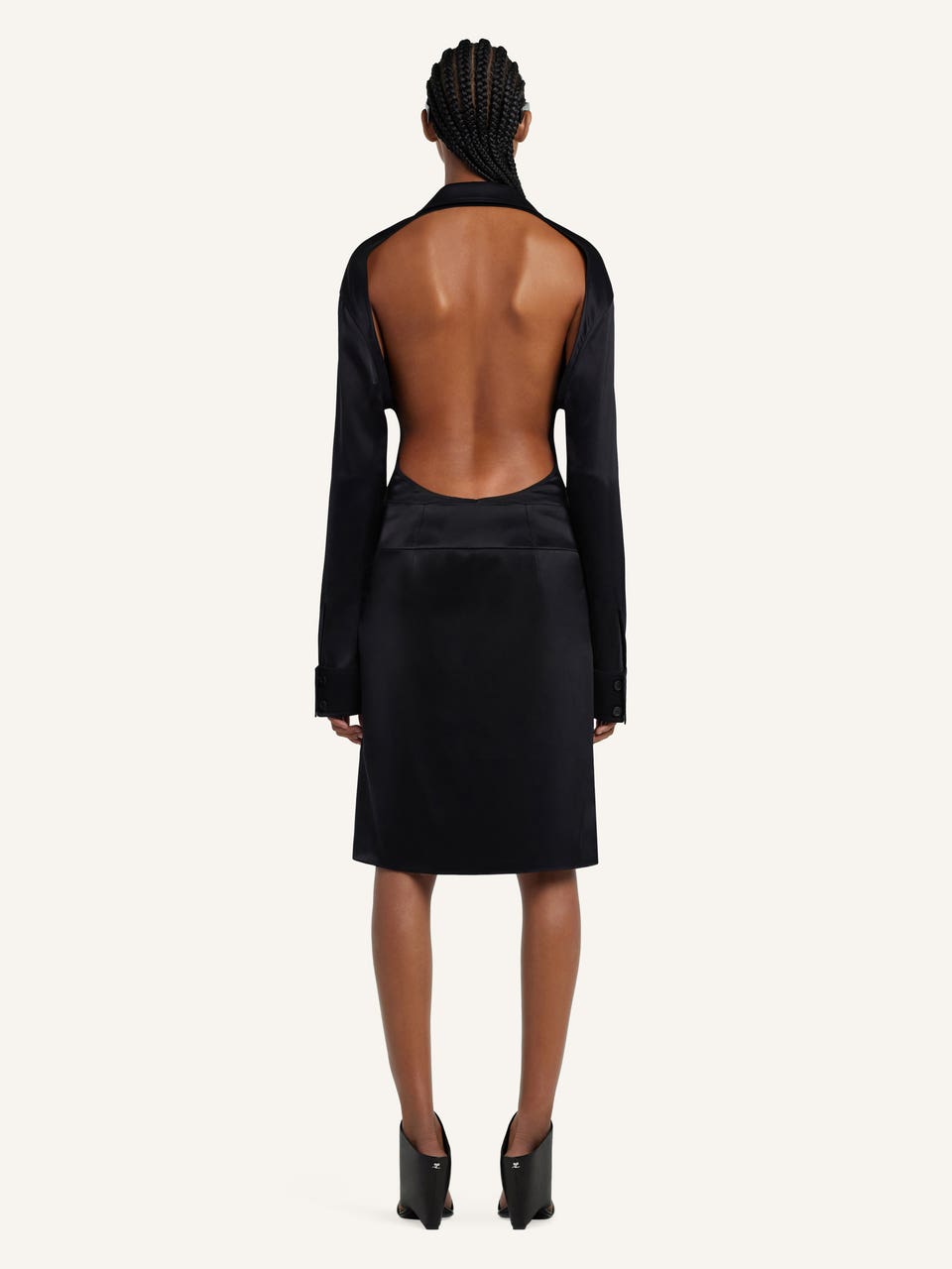 Courrèges CHEMISE BODY EN SATIN