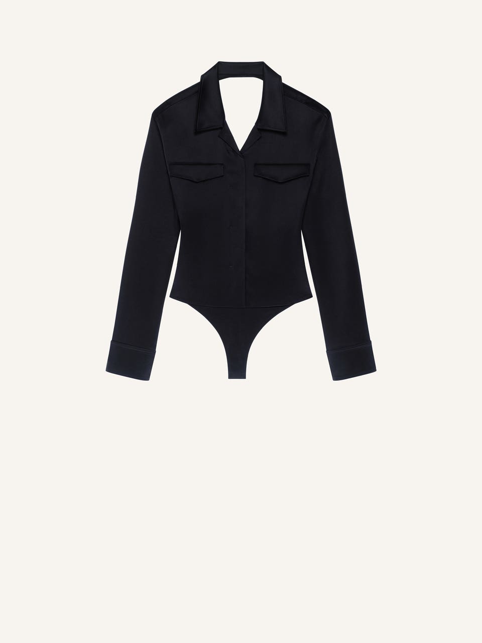 courrèges CHEMISE BODY EN SATIN