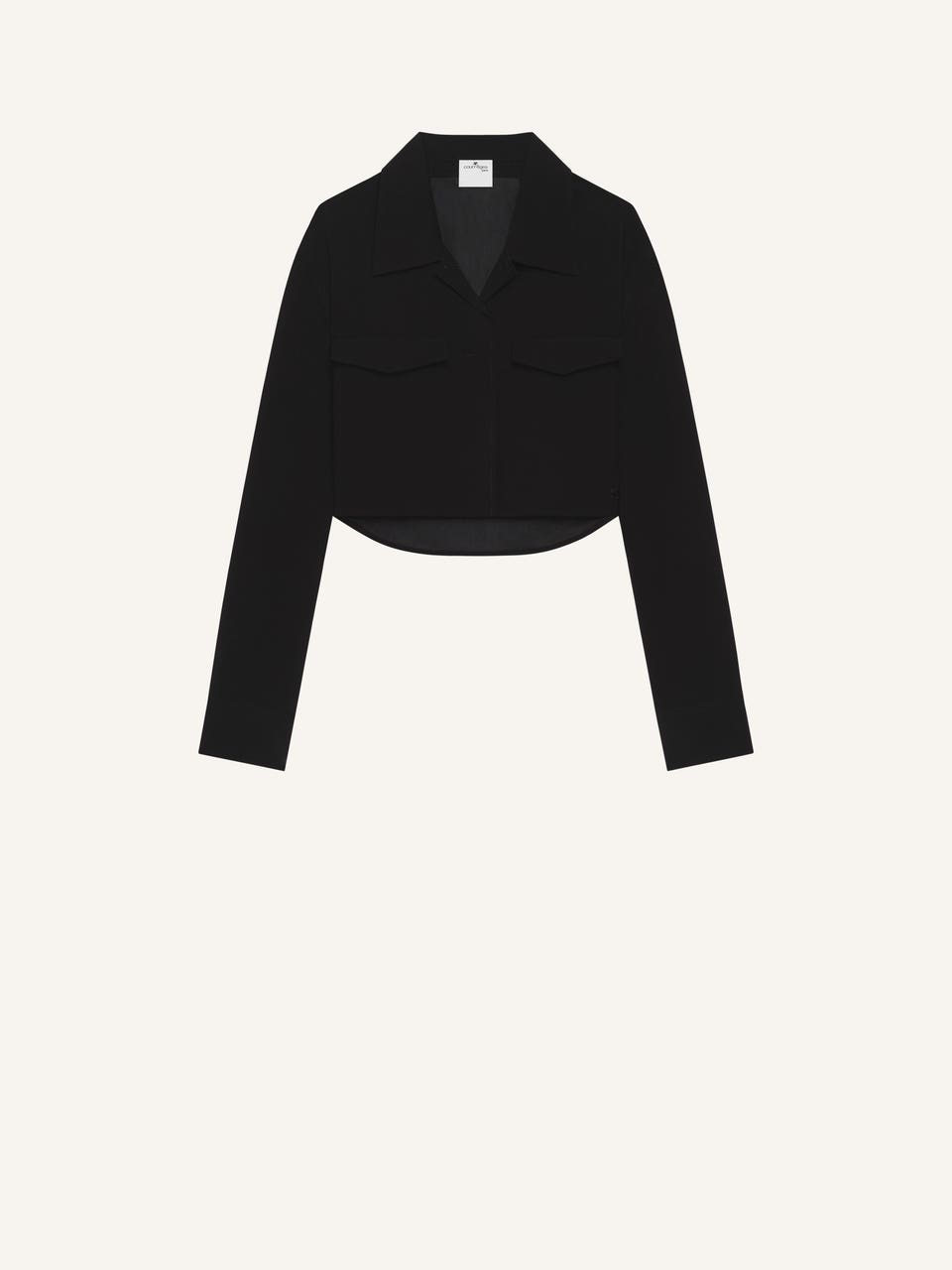 courrèges CHEMISE COURTE EN COTON 2 POCHES