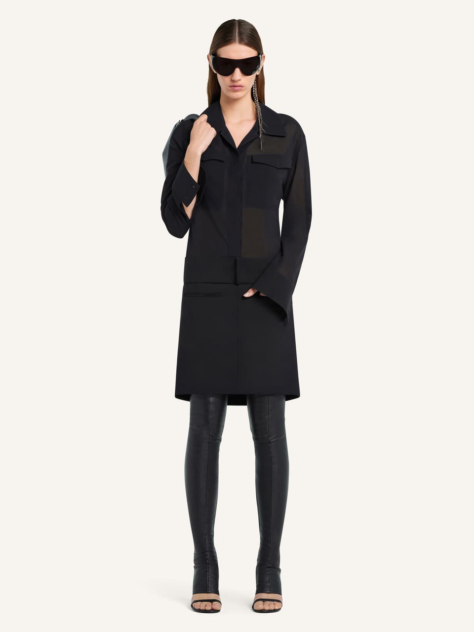 Courrèges CHEMISE EN COTON 2 POCHES