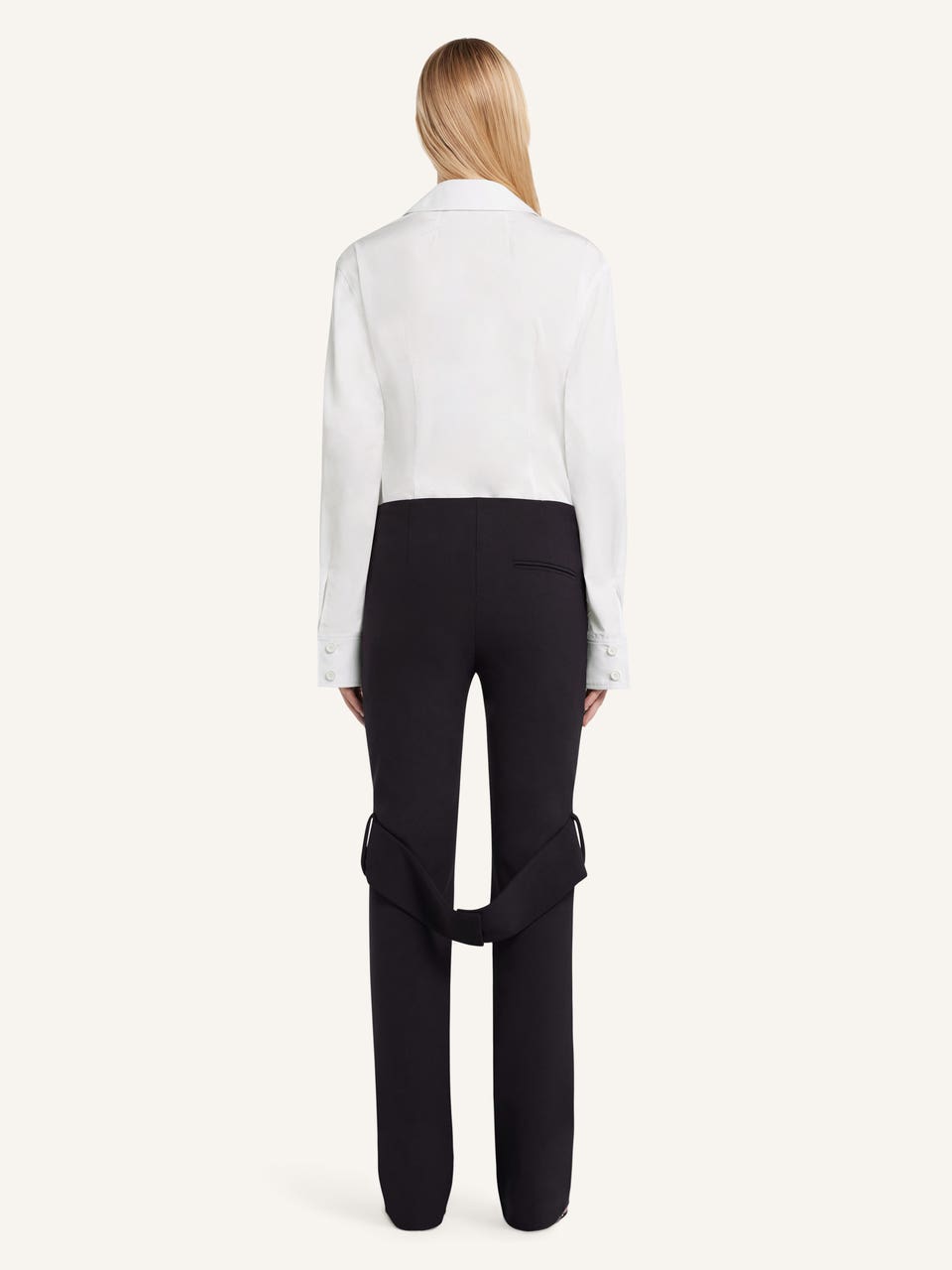 Courrèges CHEMISE EN SATIN 2 POCHES
