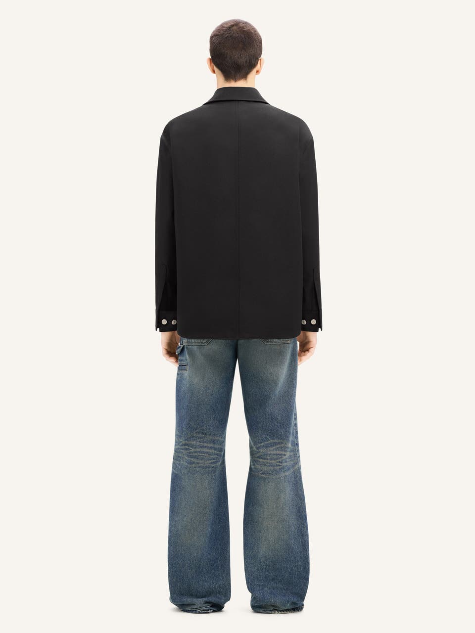 Courrèges CHEMISE RÉTRO OVERSIZE EN TWILL