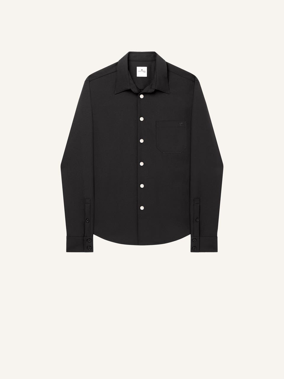 courrèges CHEMISE RÉTRO OVERSIZE EN TWILL