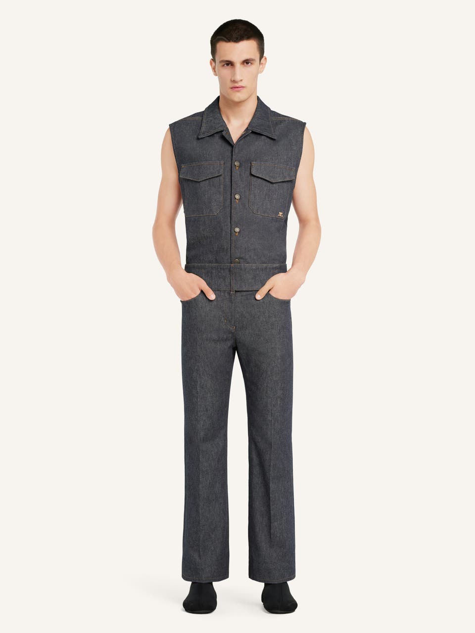 Courrèges CHEMISE UTILITAIRE EN DENIM