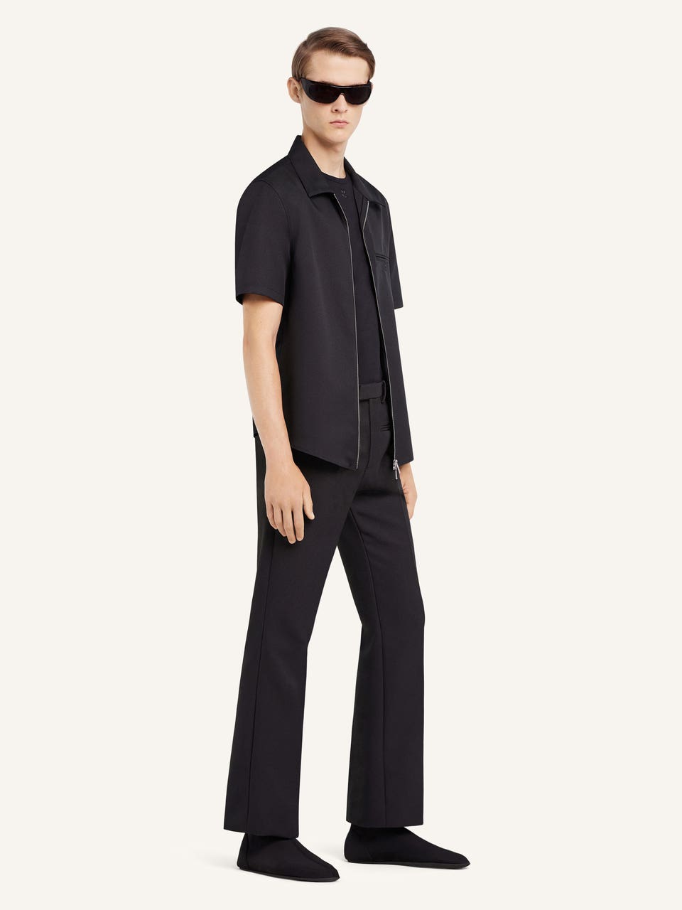 Courrèges CHEMISE ZIPPÉE EN TWILL