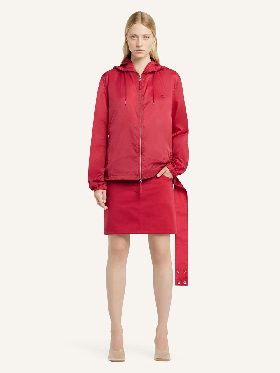 Courrèges COUPE-VENT À CAPUCHE