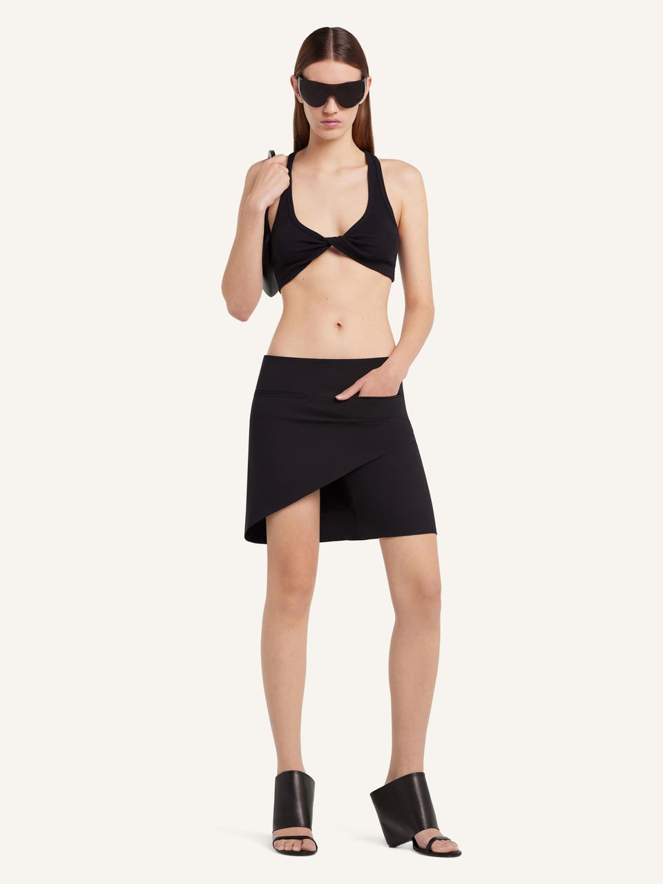 Courrèges CROP TOP TWIST