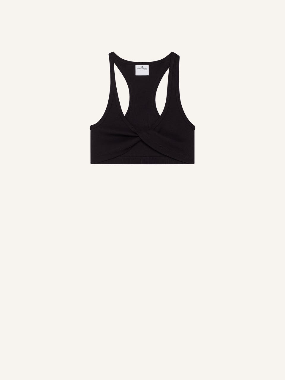 courrèges CROP TOP TWIST