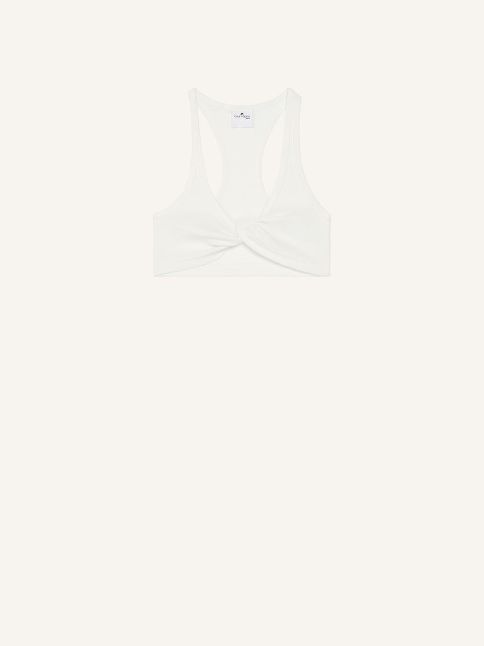 courrèges CROP TOP TWIST