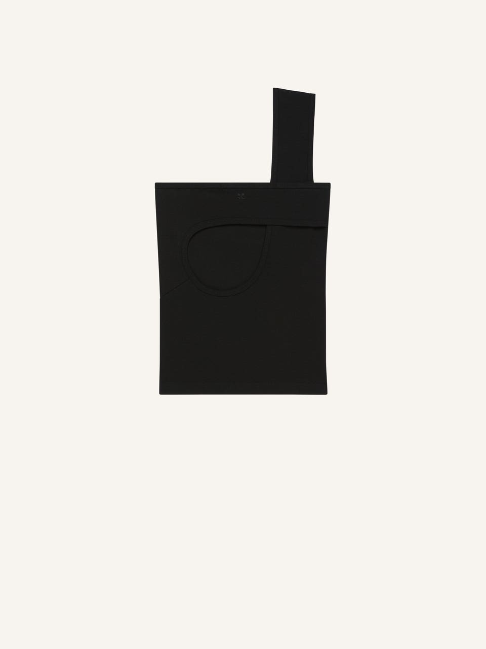 courrèges DÉBARDEUR LOOP EN JERSEY A COTES FINES