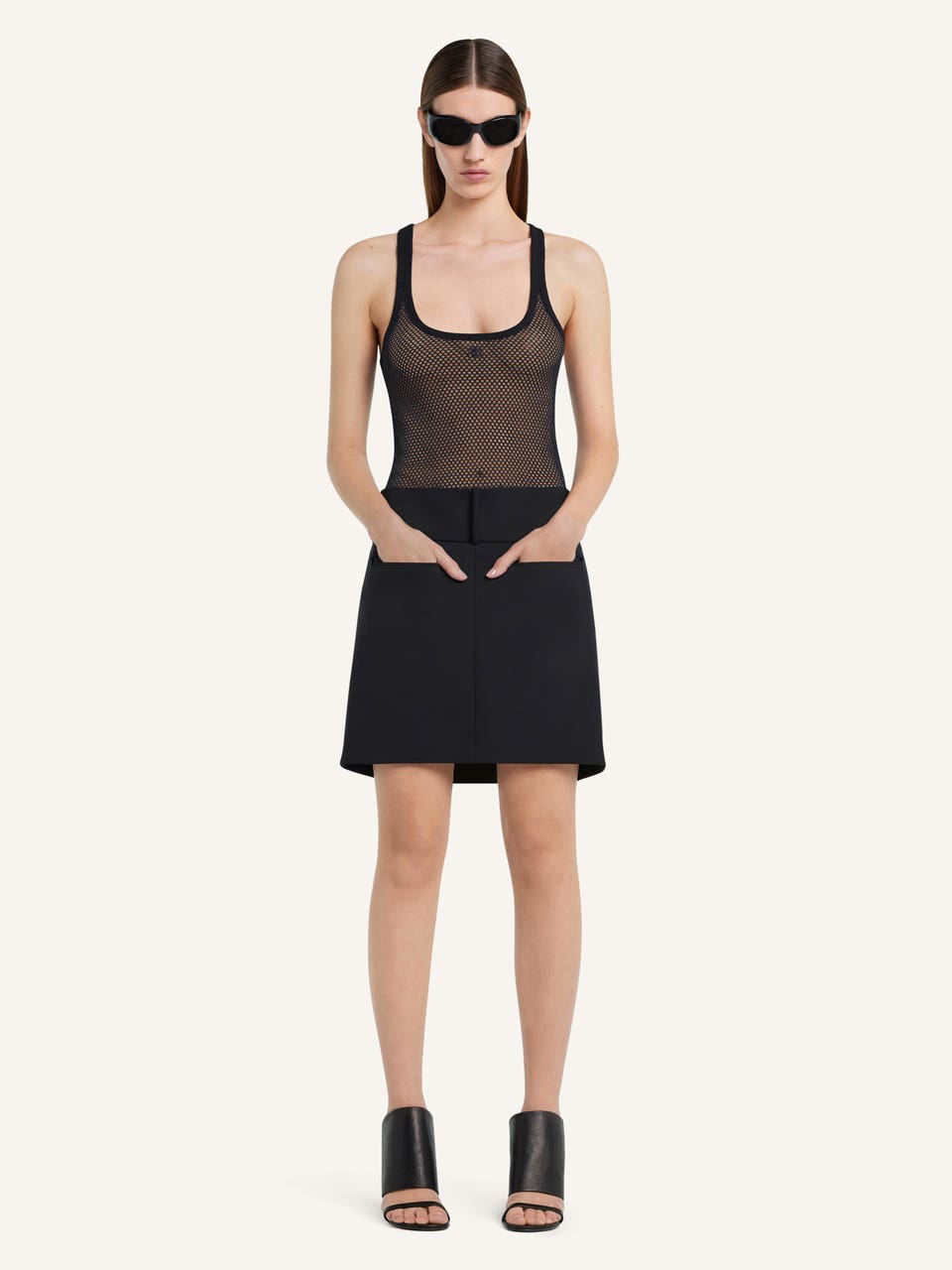 Courrèges DÉBARDEUR SCUBA EN MESH