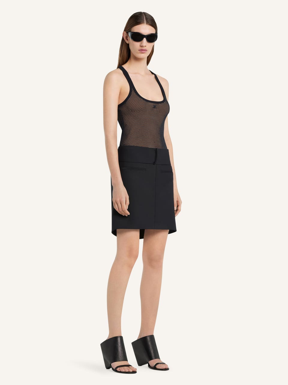 Courrèges DÉBARDEUR SCUBA EN MESH