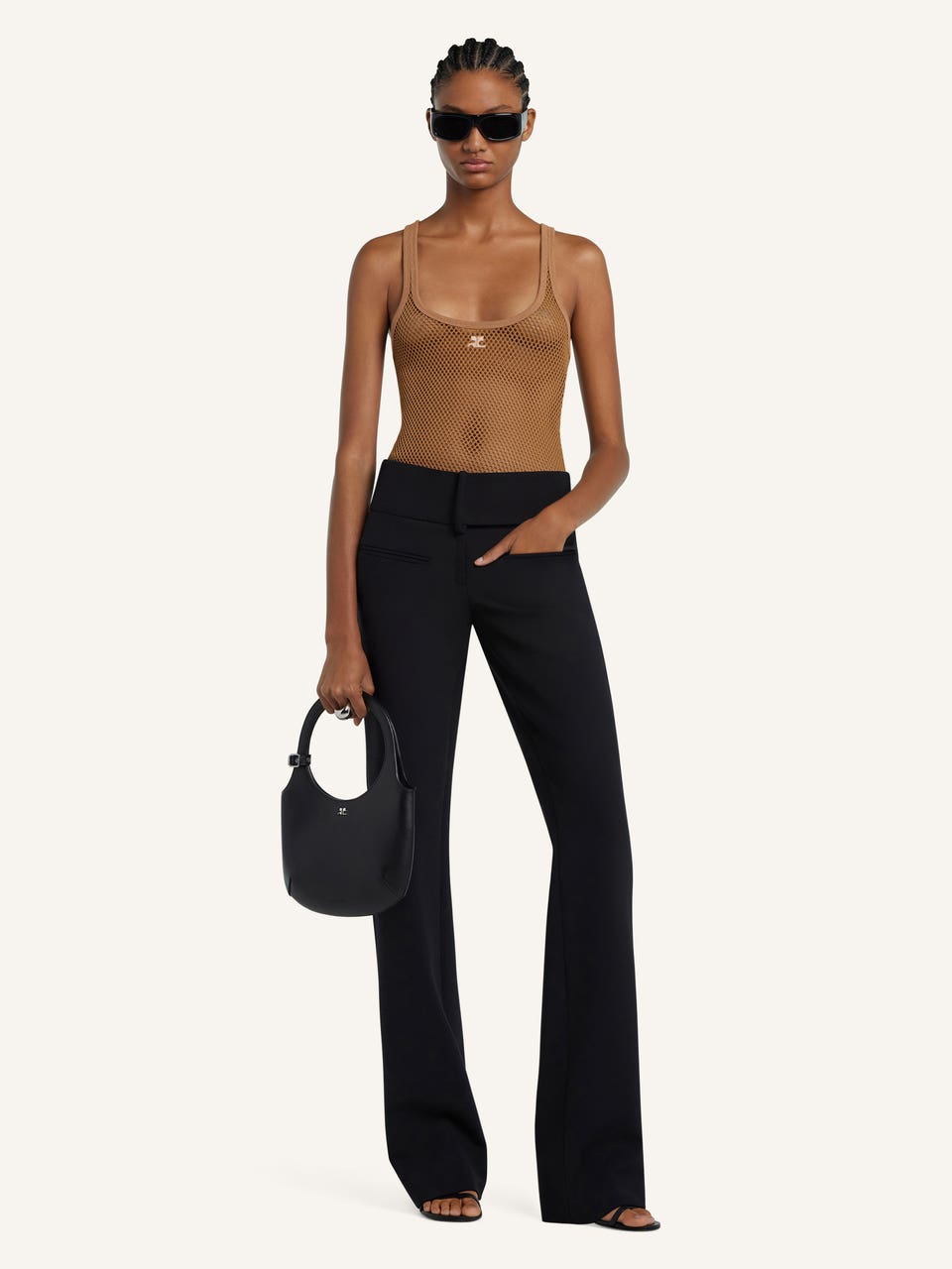 Courrèges DÉBARDEUR SCUBA EN MESH