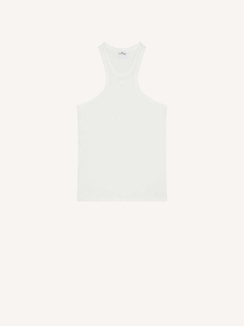 courrèges DÉBARDEUR SCUBA EN MESH