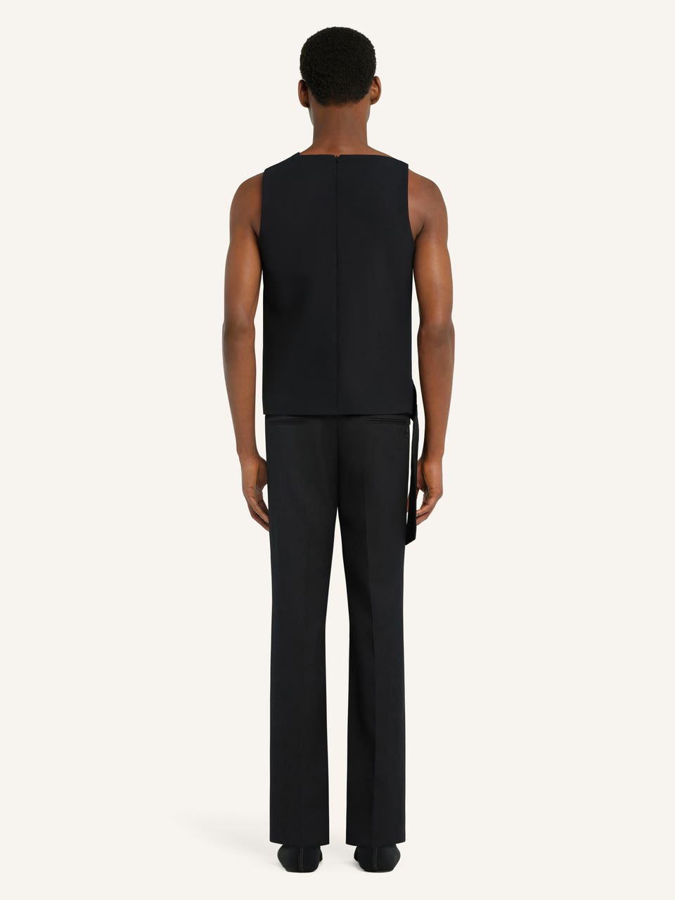 Courrèges DÉBARDEUR TAILLEUR EN LAINE MELANGÉE