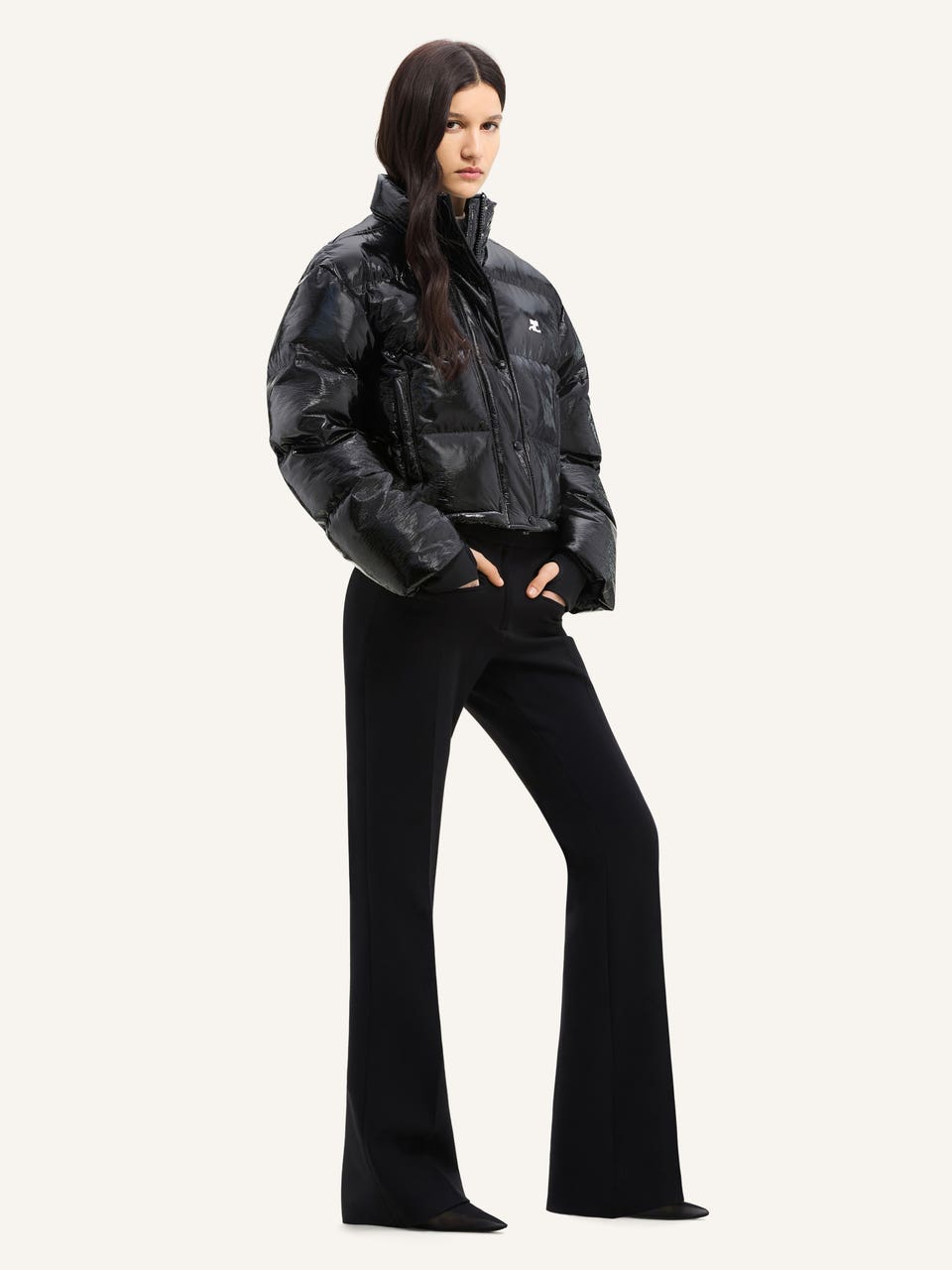 Courrèges DOUDOUNE COURTE EN VINYLE