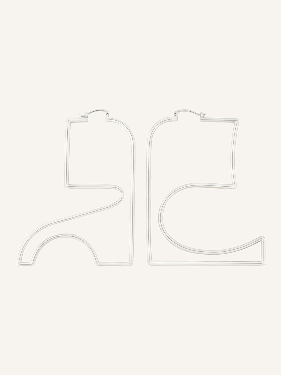 courrèges GRANDES BOUCLES D'OREILLES AC