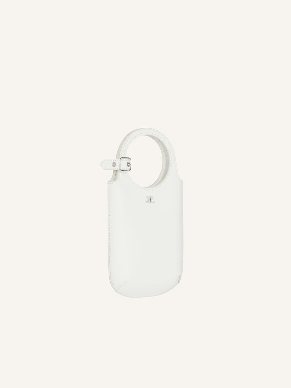 Courrèges HOLY BAG SLIM EN CUIR LISSE