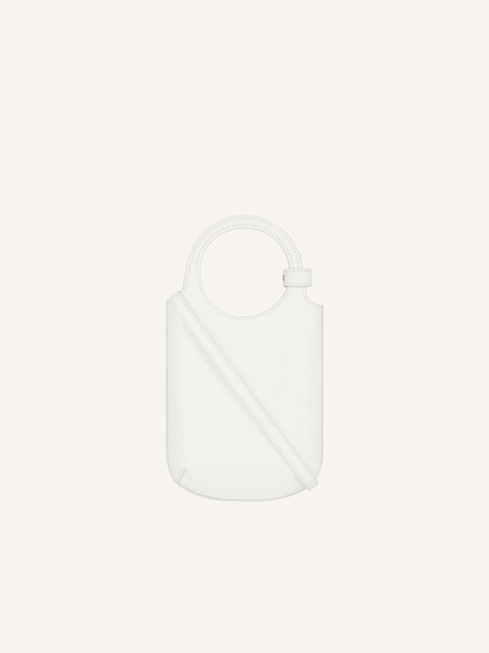 Courrèges HOLY BAG SLIM EN CUIR LISSE