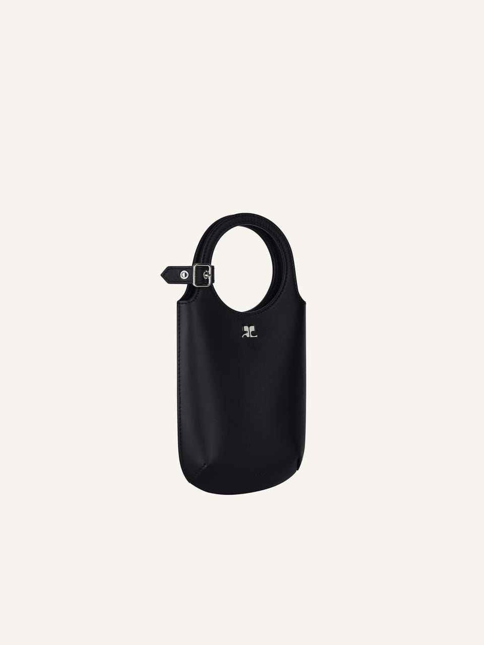 Courrèges HOLY BAG SLIM EN CUIR LISSE