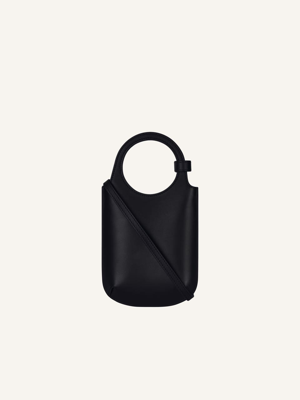 Courrèges HOLY BAG SLIM EN CUIR LISSE
