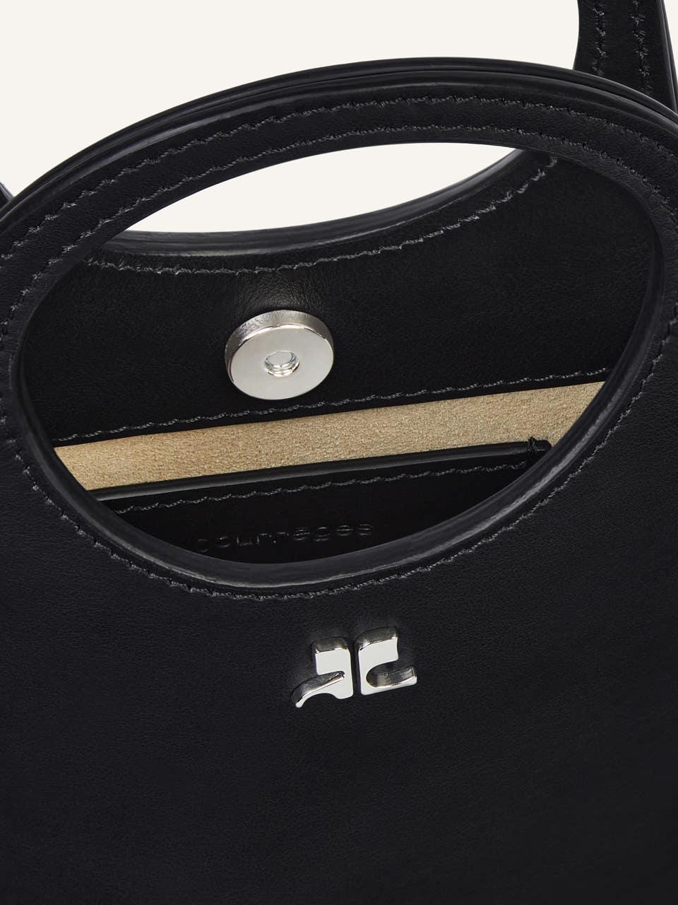 Courrèges HOLY BAG SLIM EN CUIR LISSE