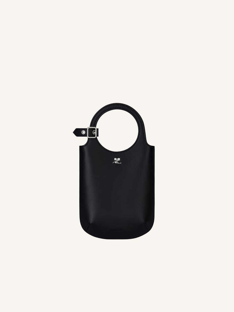 courrèges HOLY BAG SLIM EN CUIR LISSE