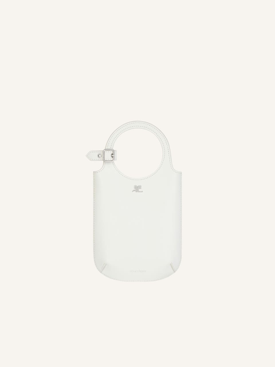 courrèges HOLY BAG SLIM EN CUIR LISSE