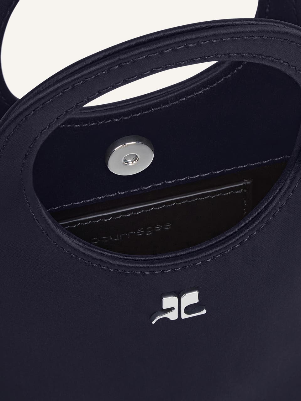 Courrèges HOLY BAG SLIM EN SATIN