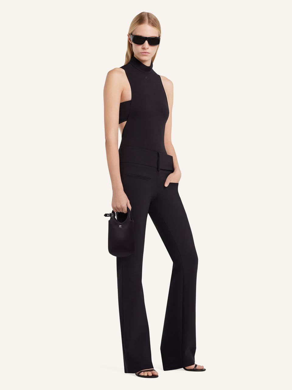 Courrèges HOLY BAG SLIM EN SATIN