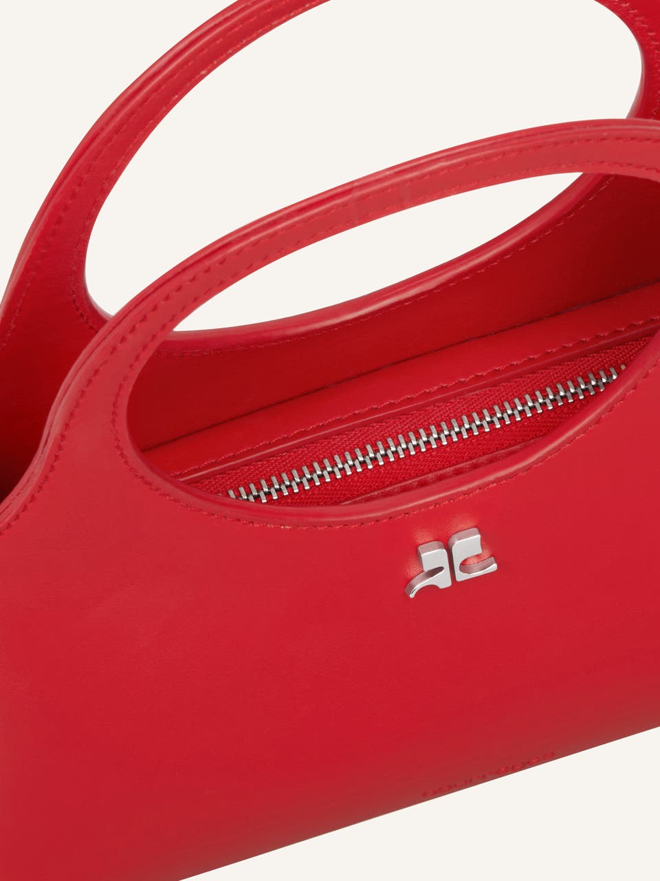Courrèges HOLY DAY BAG MINI EN CUIR