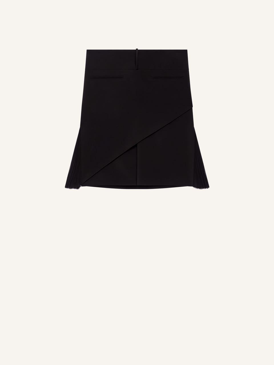 courrèges JUPE INFINI À VOLANTS