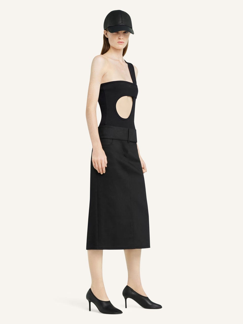 Courrèges JUPE MIDI CEINTURÉE