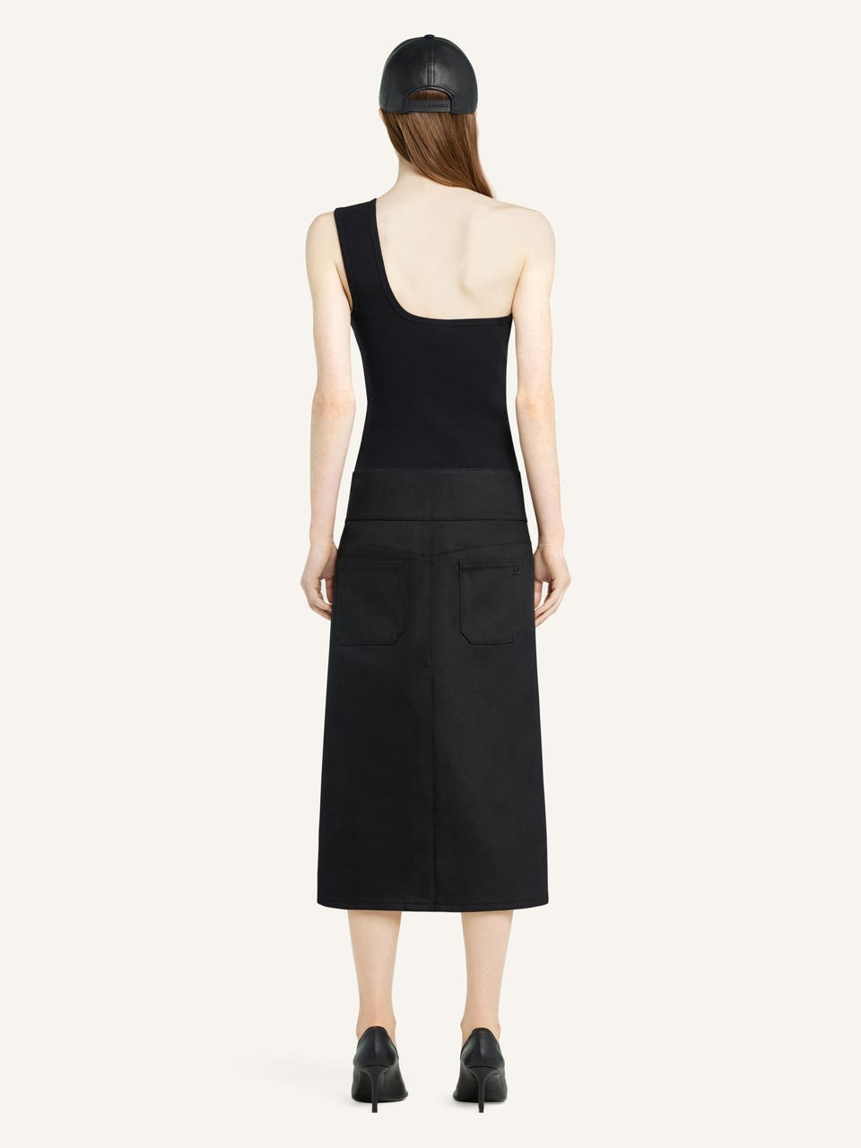 Courrèges JUPE MIDI CEINTURÉE