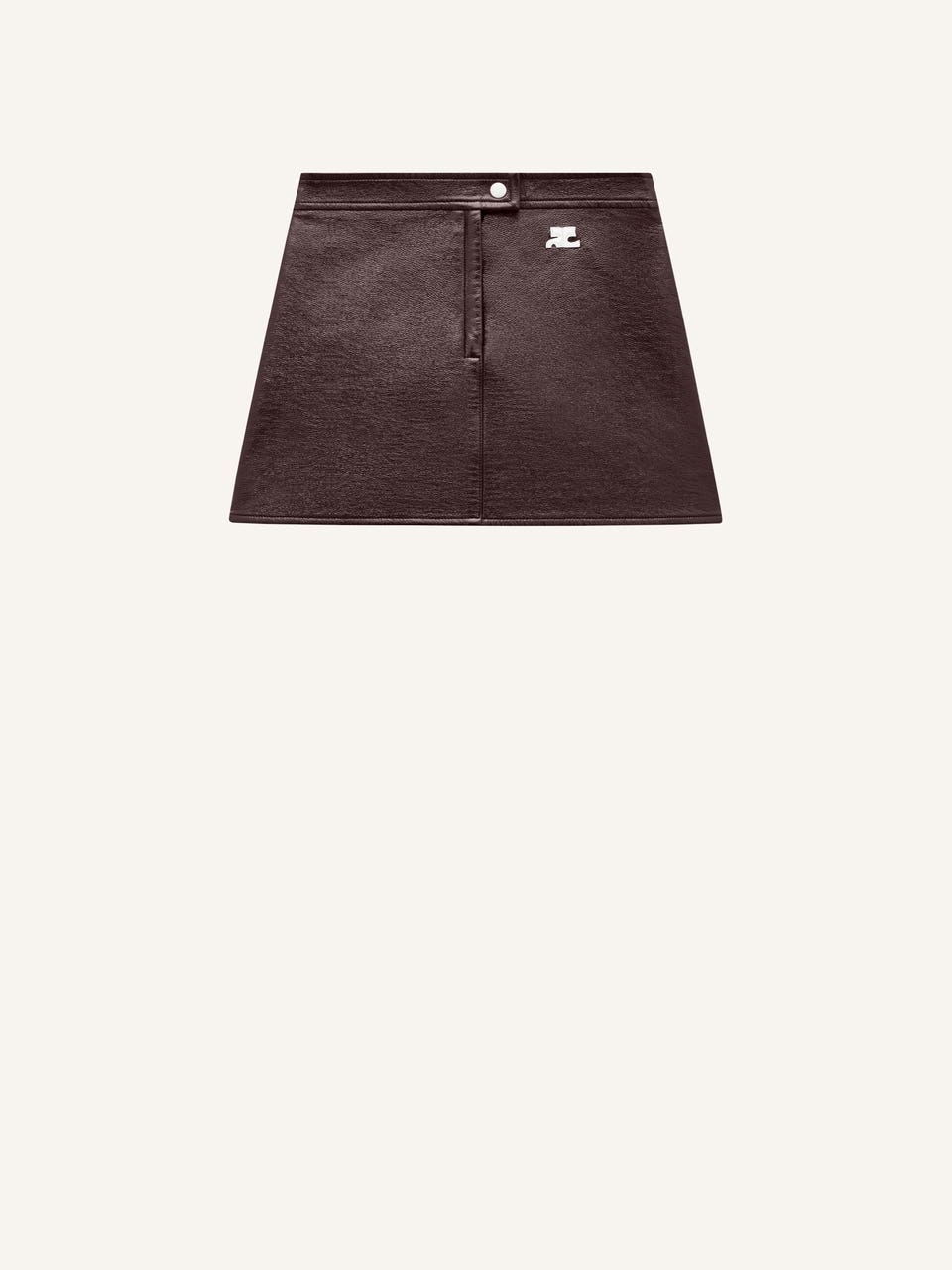 courrèges JUPE RÉÉDITION EN VINYLE