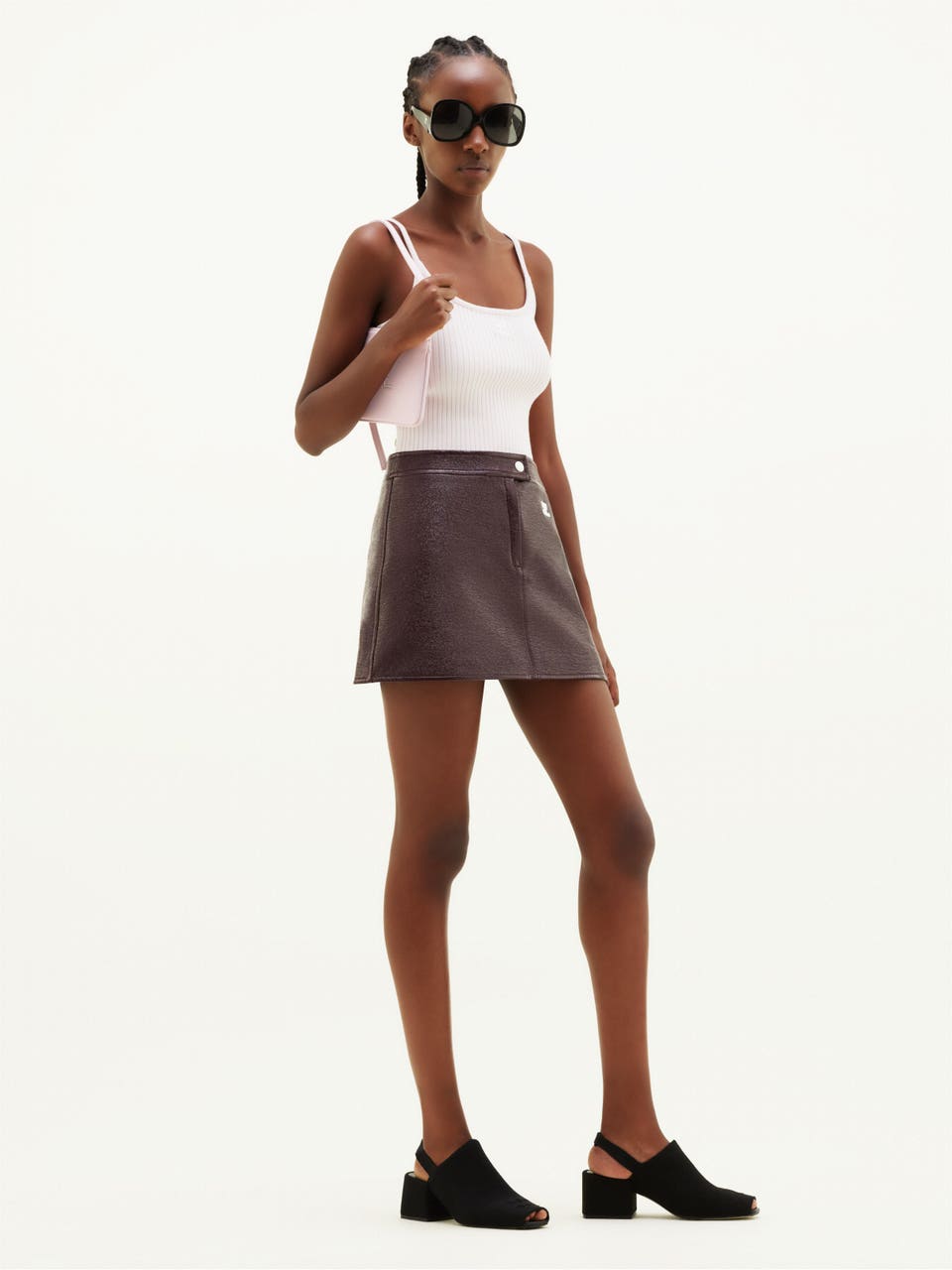 Courrèges JUPE RÉÉDITION EN VINYLE