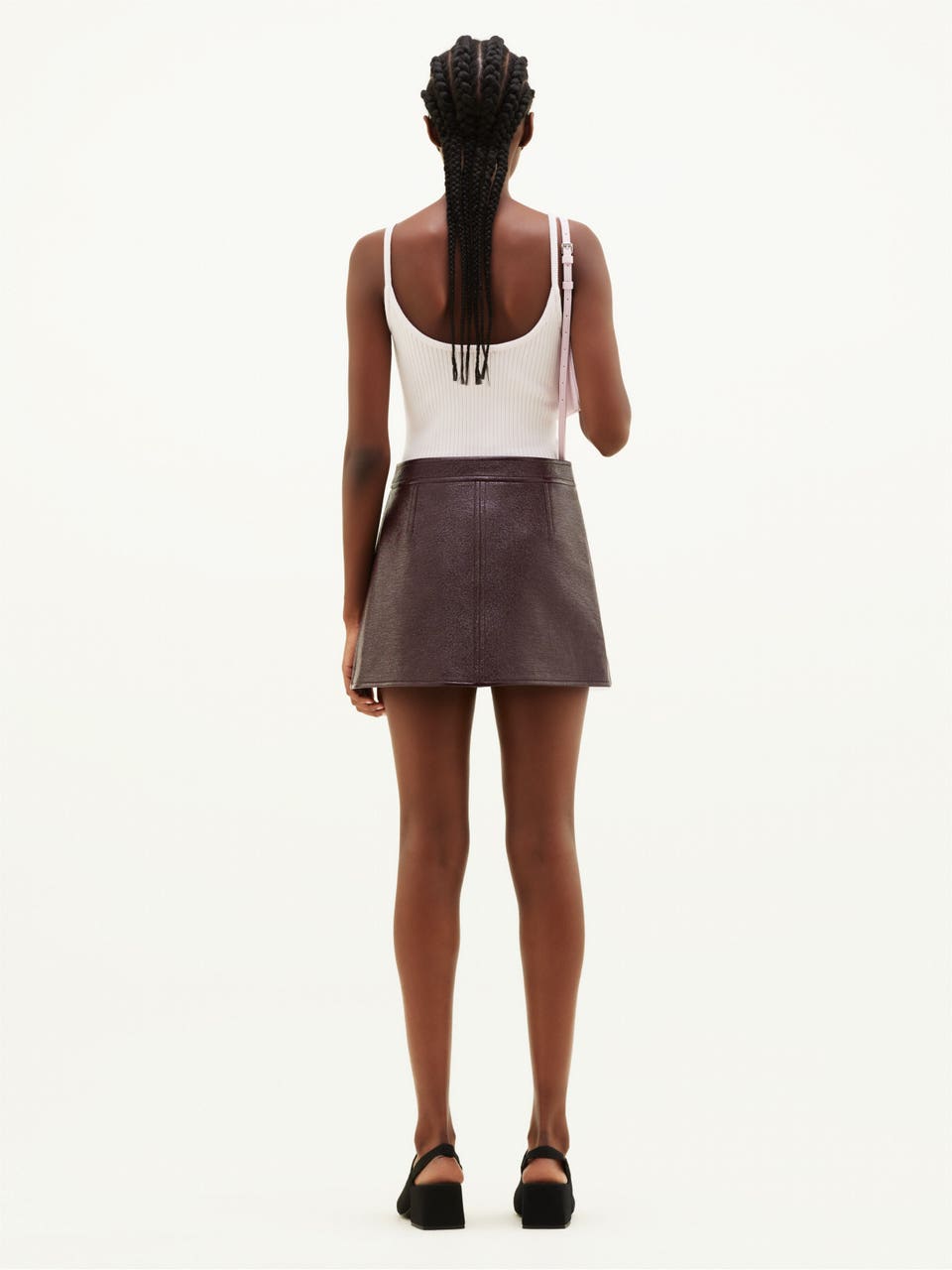 Courrèges JUPE RÉÉDITION EN VINYLE