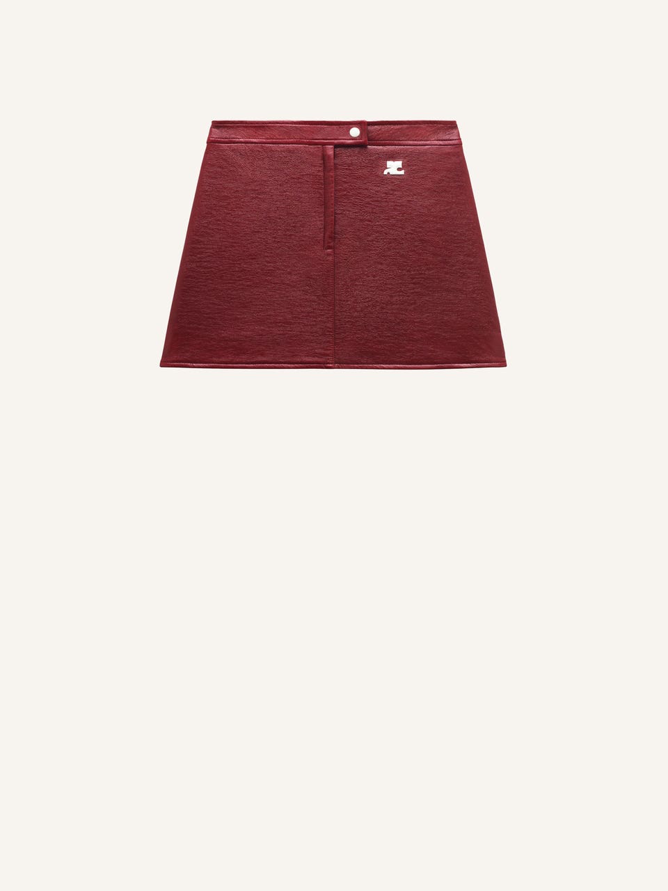 courrèges JUPE RÉÉDITION EN VINYLE