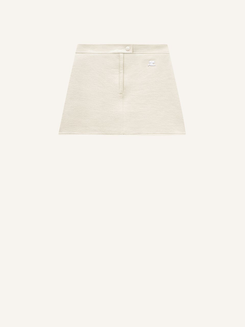 courrèges JUPE RÉÉDITION EN VINYLE