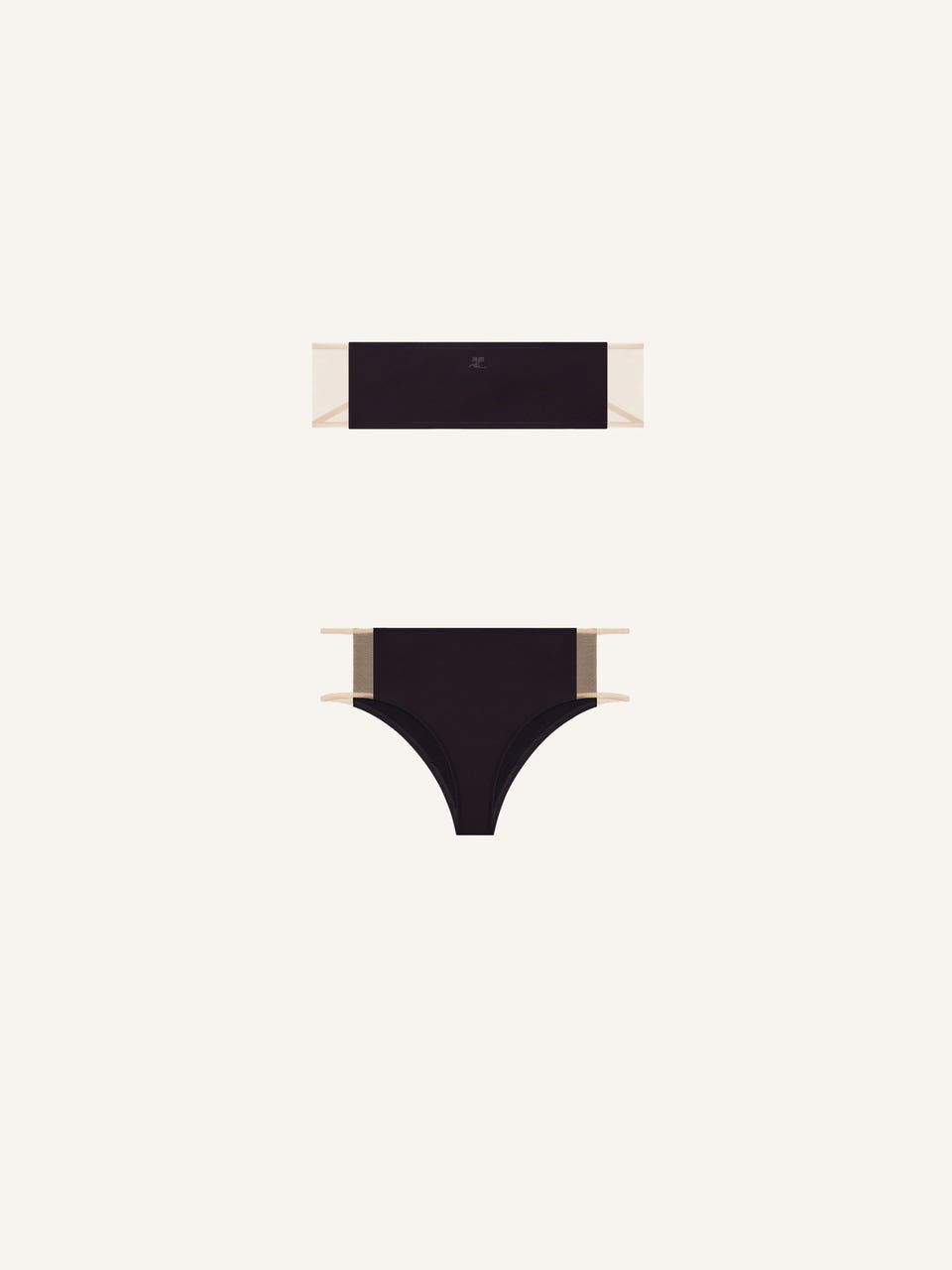 courrèges MAILLOT DE BAIN CARRÉ MAGIQUE