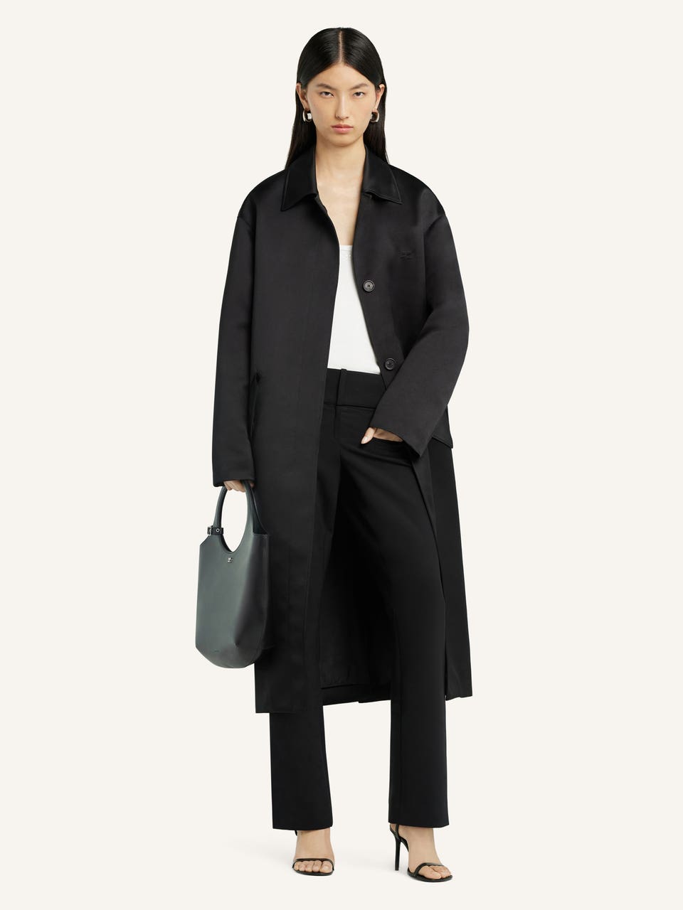 Courrèges MANTEAU COCON SATIN