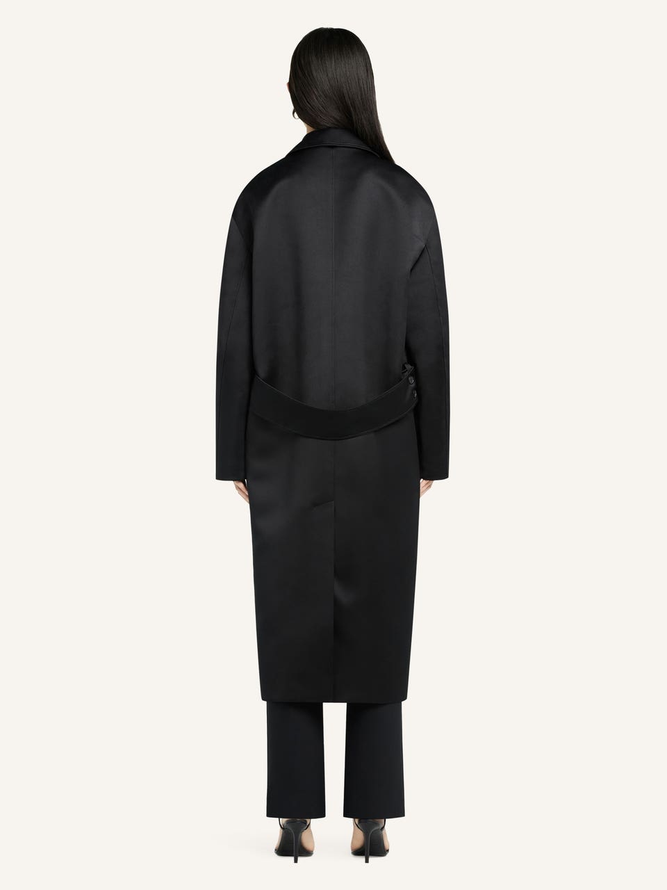 Courrèges MANTEAU COCON SATIN